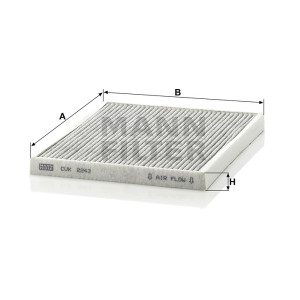 Фильтр салона MANN-FILTER CUK 2243